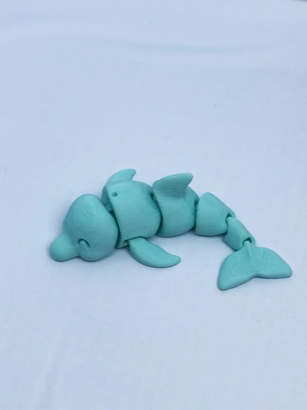 3D Hareketli Yunus Figürlü Oyuncak - Turkuaz - 5