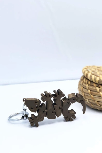 3D Timsah Figürlü Anahtarlık ürün görseli 1