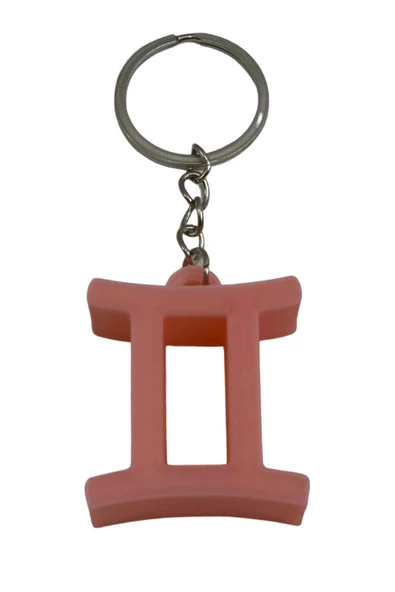 İkizler Burcu Anahtarlık Pembe ürün görseli