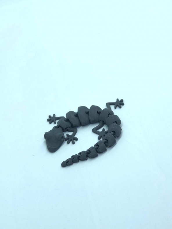 3D Hareketli Oyuncak Kertenkele - Gri