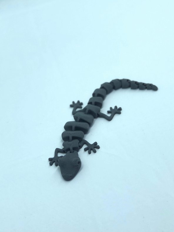 3D Hareketli Oyuncak Kertenkele - Gri - 5