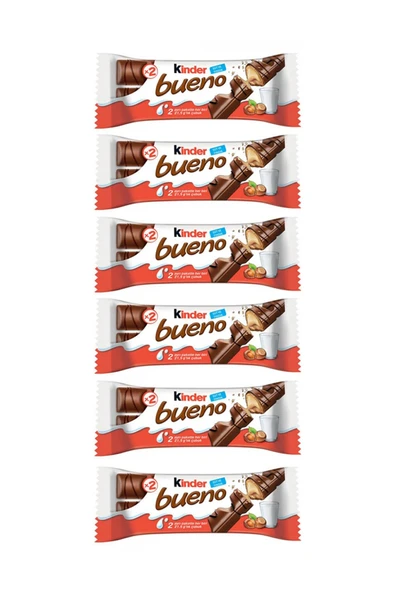 Kinder Bueno 43 gr x 6 Adet