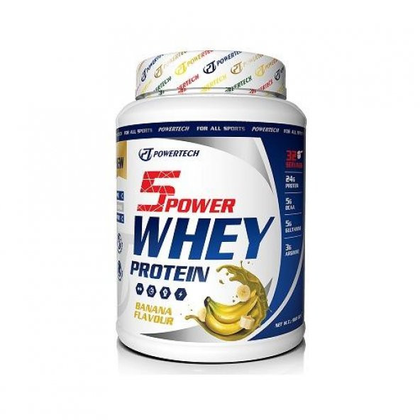 Powertech 5Power Whey Protein 960 Gr Protein Tozu-Muz