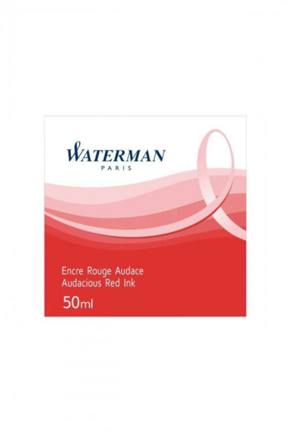Parker Waterman Kırmızı Dolma Kalem Mürekkebi Şişe 110730 - 2