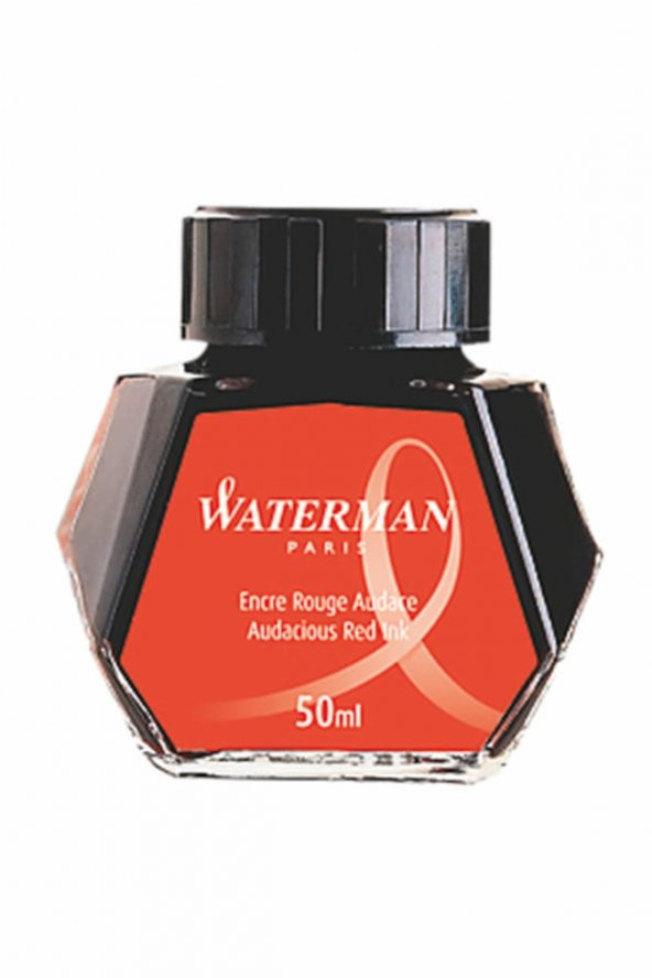 Parker Waterman Kırmızı Dolma Kalem Mürekkebi Şişe 110730 - 3