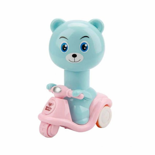 Sevimli Hayvan Kafalı Bas Git Motorsikletli Emojiler - 2