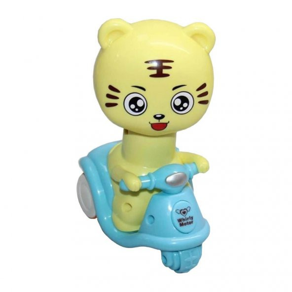 Sevimli Hayvan Kafalı Bas Git Motorsikletli Emojiler - 4