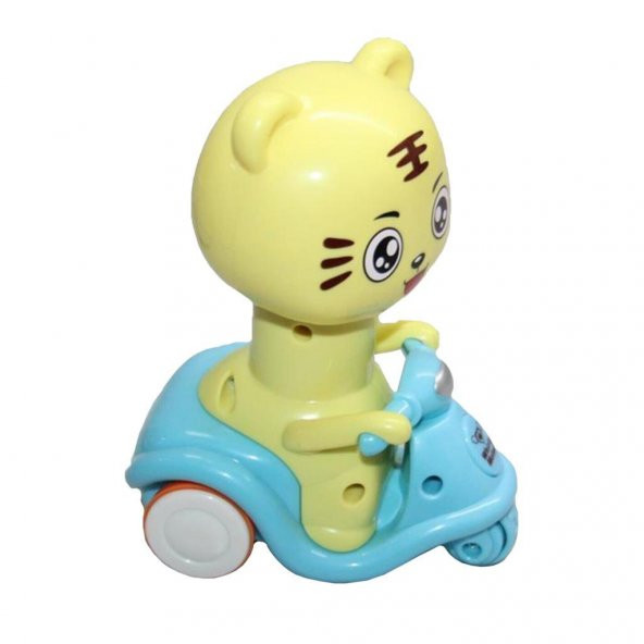 Sevimli Hayvan Kafalı Bas Git Motorsikletli Emojiler - 5