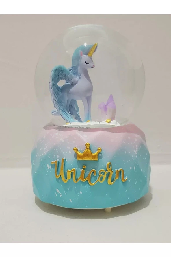 Orta Boy Unicorn Kar Küresi