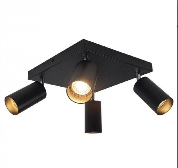 MYLİGHTS  40 CM KARE LED AVİZE LED SPOT HAREKETLİ PLOFONYER LED AVİZE