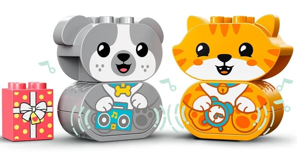 LEGO-10977 DUPLO Sesli İlk Yavru Köpeğim ve Yavru Kedim - 6
