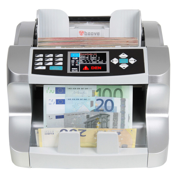 Baove GB9300B Pro Mix Karışık Para Sayma Makinesi ve Sahte Yakalama - TL, Euro, Usd + Müşteri Ekranı - 6