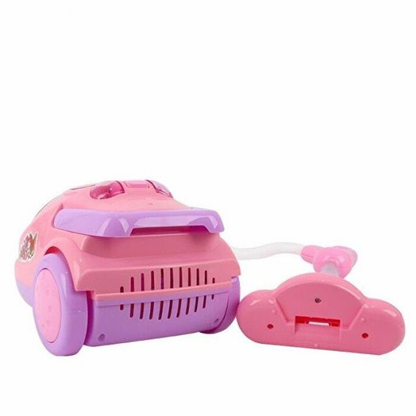 Can Ali Toys Oyuncak Pilli Elektrikli Şirin Süpürge Makinesi Ses Efektli Pembe - 2