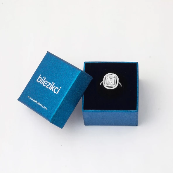 14 Ayar Altın Baget Yüzük - Resim 6