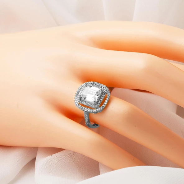 14 Ayar Altın Baget Yüzük - Resim 2