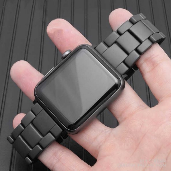 Apple Watch Ultra 49mm Kordon Mat Seramik Metal Strap Kayış - 7