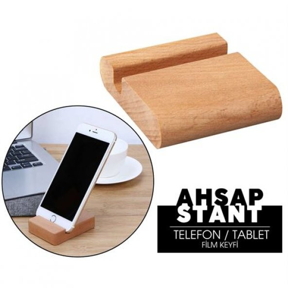 TransForMacion Ahşap Cep Telefonu ve Tablet Standı - 2