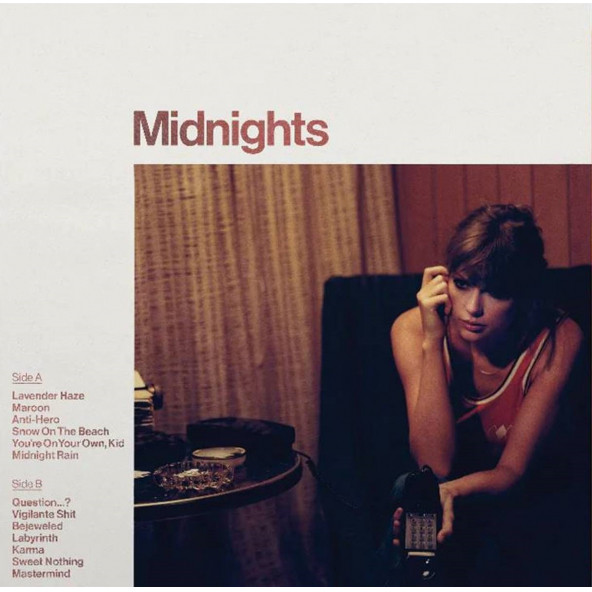 TAYLOR SWIFT - MIDNIGHTS (BLOOD MOON) (LP)