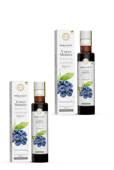 İmmunat Yaban Mersini Ekstraktı 250 ml x 2 Adet - 1