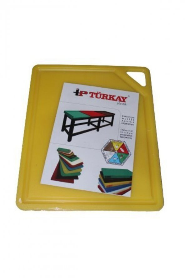 Polietilen Kesim Tahtası Sarı 26,5 X 32,5 X 1 - Resim 2