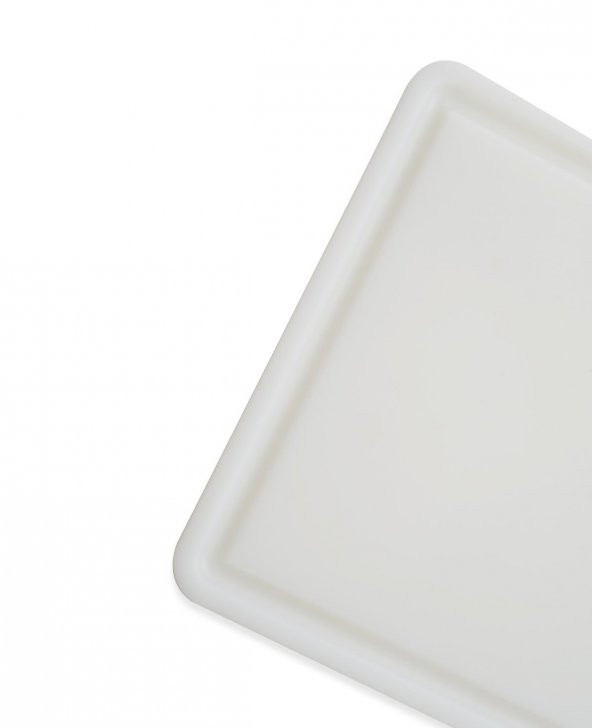 Türkay Kesim Tahtası Polietilen Oluklu Plastik Levhası Beyaz - 2