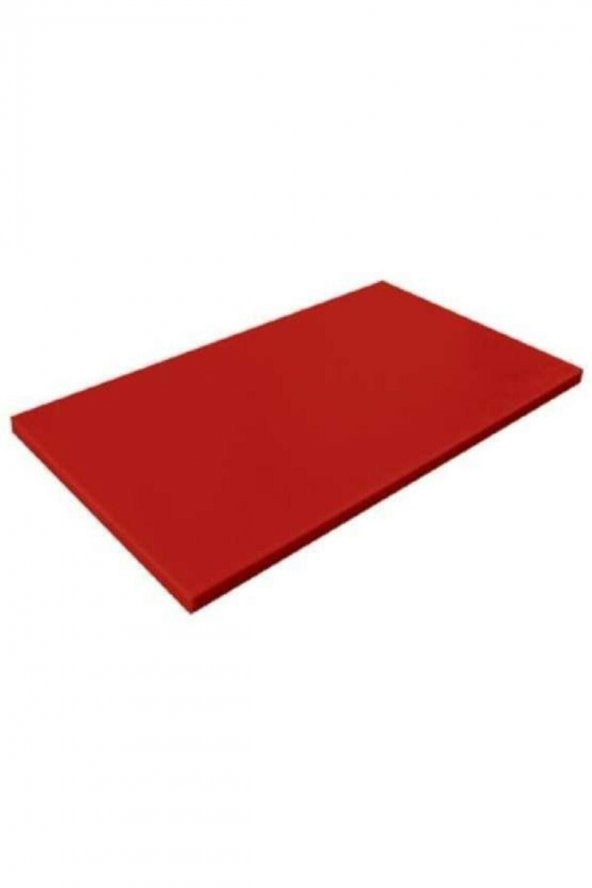 Kırmızı Polietilen Kesim Tahtası 40x60x2 cm