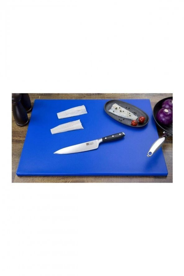 Kesme Levhası Polietilen 40x30x2 Cm Mavi ürün görseli