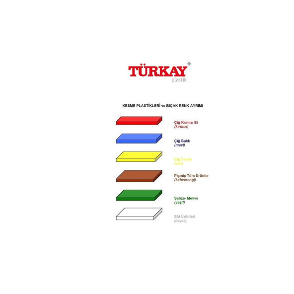 Türkay Kesme Tahtası Polietilen 30x50x4cm - 2