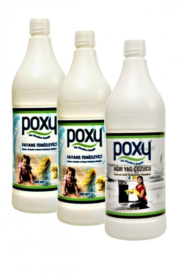 Fayans Derz Temizleyici 2 X 1 Lt & Ağır Yağ Çözücü 1 Lt ürün görseli