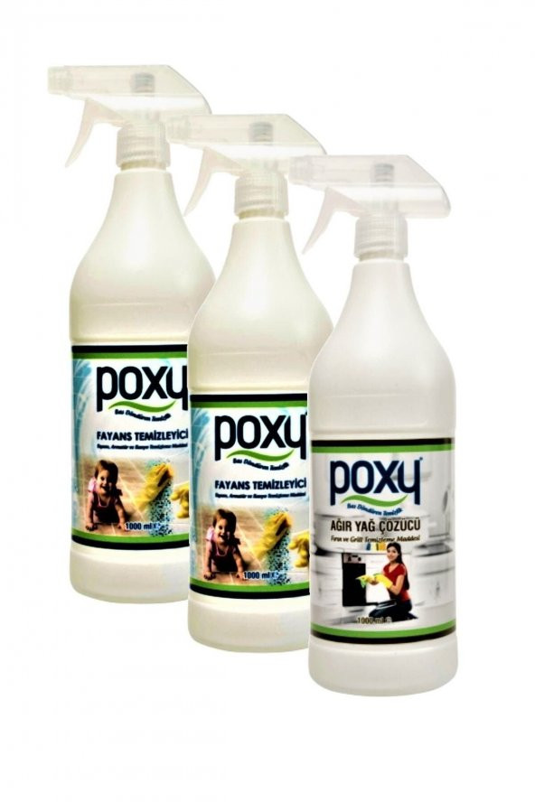 Fayans Derz Temizleyici 2 X 1 Lt & Ağır Yağ Çözücü 1 Lt - Resim 2