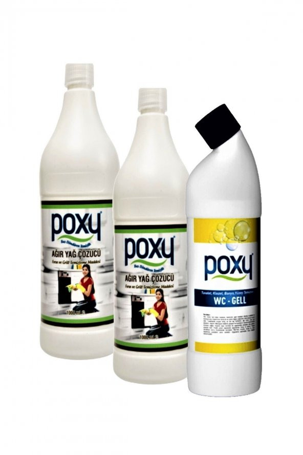 Ağır Yağ Çözücü 2 X 1 lt & Wc Jell 1 lt