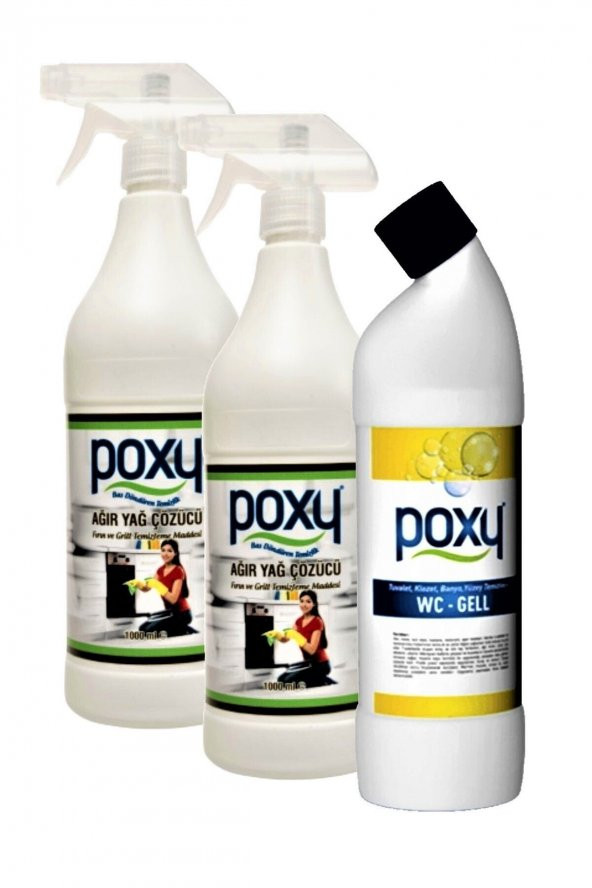 Ağır Yağ Çözücü 2 X 1 lt & Wc Jell 1 lt - 2