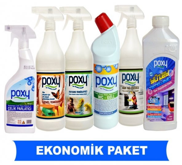 Poxy  Ekonomik Kampanya Paketi 3 ürün görseli