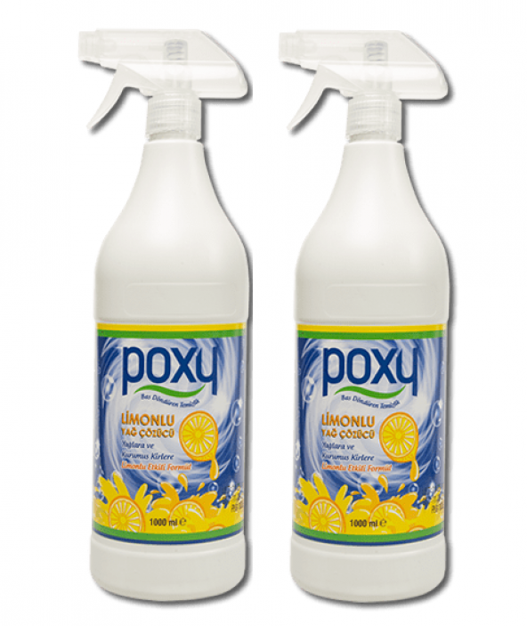 POXY LİMONLU AĞIR YAĞ ÇÖZÜCÜ 2 ADET ürün görseli