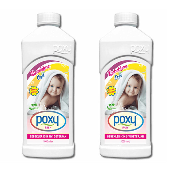 Bebekler İçin Sıvı Deterjan 1000 ml 2Li Set