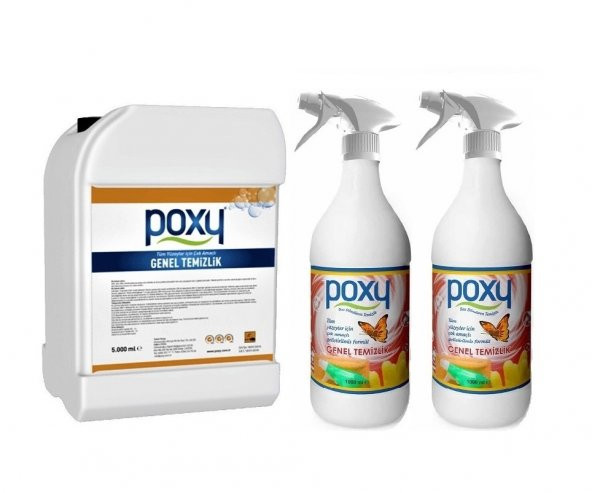 Poxy Genel Temizlik 5 Kg Genel Temizlik 1 Kg 2 Adet