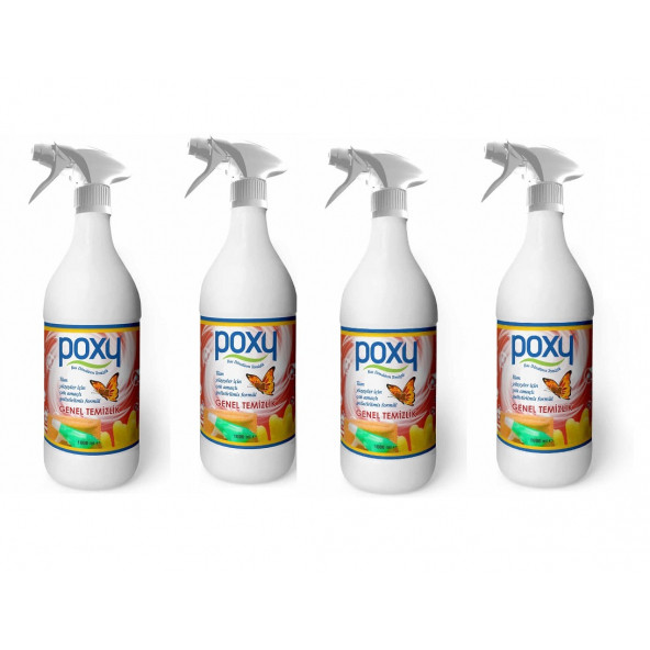 Poxy Genel Temizlik 1 Lt -4l ü Set