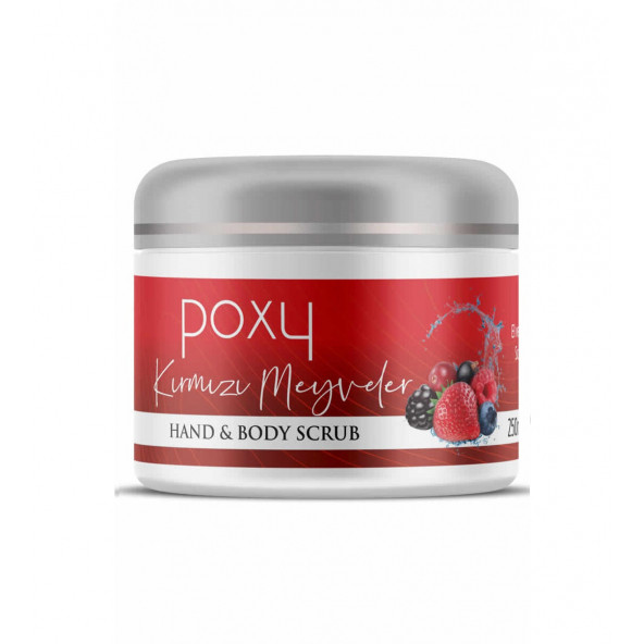 Poxy Altın Orkide Scrub (kıl Dönmesi) 250 Ml & Kırmızı Meyveler Scrub (nasır Için) 250 Ml - 2