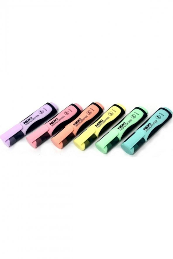 NOKİ 9000 Highlighter Pastel Fosforlu Kalem Seti