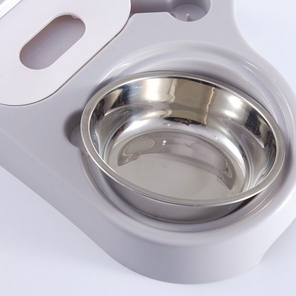 Mikopet Otomatik Su Sebilli Mama Kabı-Mavi - 6