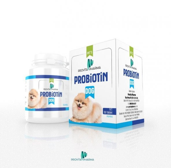 Provita Probiotin Dog Pharma 50 Tablet Biotin Çinko
