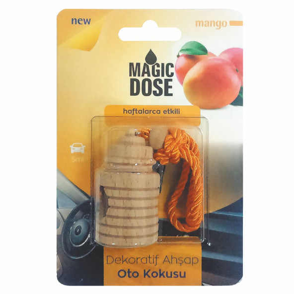 DEKORATİF AHŞAP AYNA SÜSÜ  KOKULU  MANGO ürün görseli