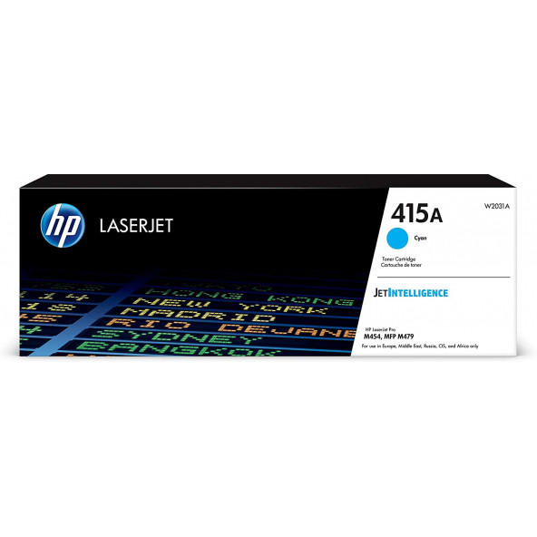 HP 415A Toner Cyan,Mavi, ORİJİNAL