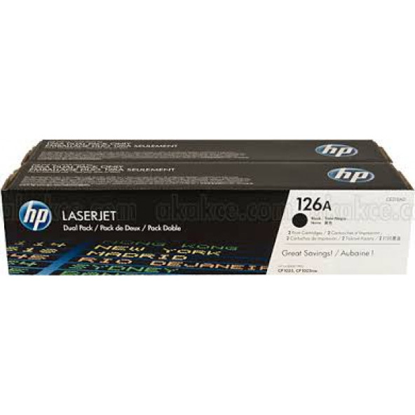 HP 126A Black-Siyah Toner ,Orijinal