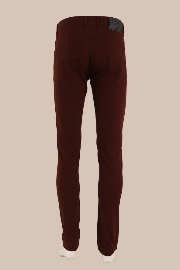 Slim Fit Yıkamalı Pantolon - 4