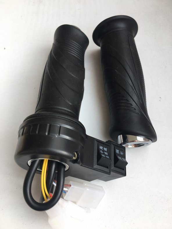 E Bike Geri Vitesli Gaz Kolu 8 Kablolu 3 Soket