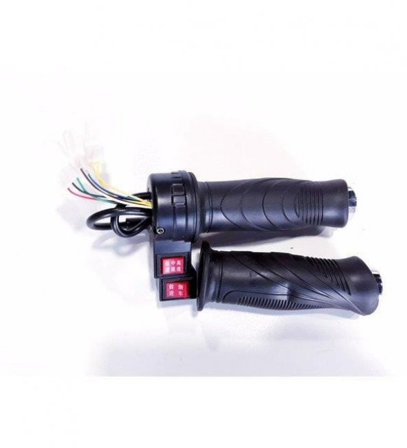 E Bike Geri Vitesli Gaz Kolu 8 Kablolu 3 Soket - 2
