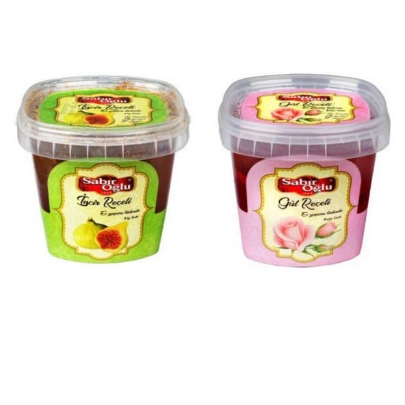 SABIROĞLU 800 GR REÇEL PLS KOVA GÜL ve İNCİR