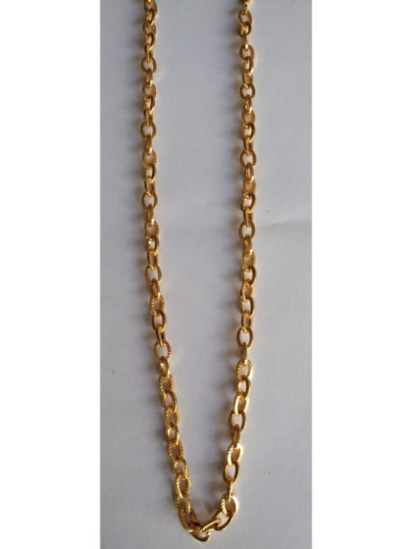 Altın Kaplama Gold Renk Zincir ürün görseli 1