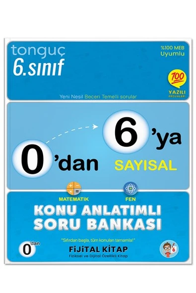 0dan 6ya Sayısal Konu Anlatımlı Soru Bankası - Tonguç Yayınları - 2